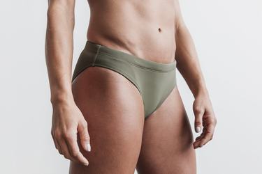 Nobull Women's Swim Bottom Green | Australia (UW4508)